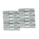 Superior Premium Turkish Cotton 12-Piece Face Towel Set - Face Towel Set by Superior