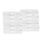 Superior Premium Turkish Cotton 12-Piece Face Towel Set - Face Towel Set by Superior