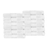 Superior Premium Turkish Cotton 12-Piece Face Towel Set - Face Towel Set by Superior