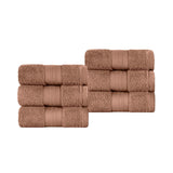 Superior Premium Turkish Cotton 6-Piece Hand Towel Set - Hand Towel Set by Superior