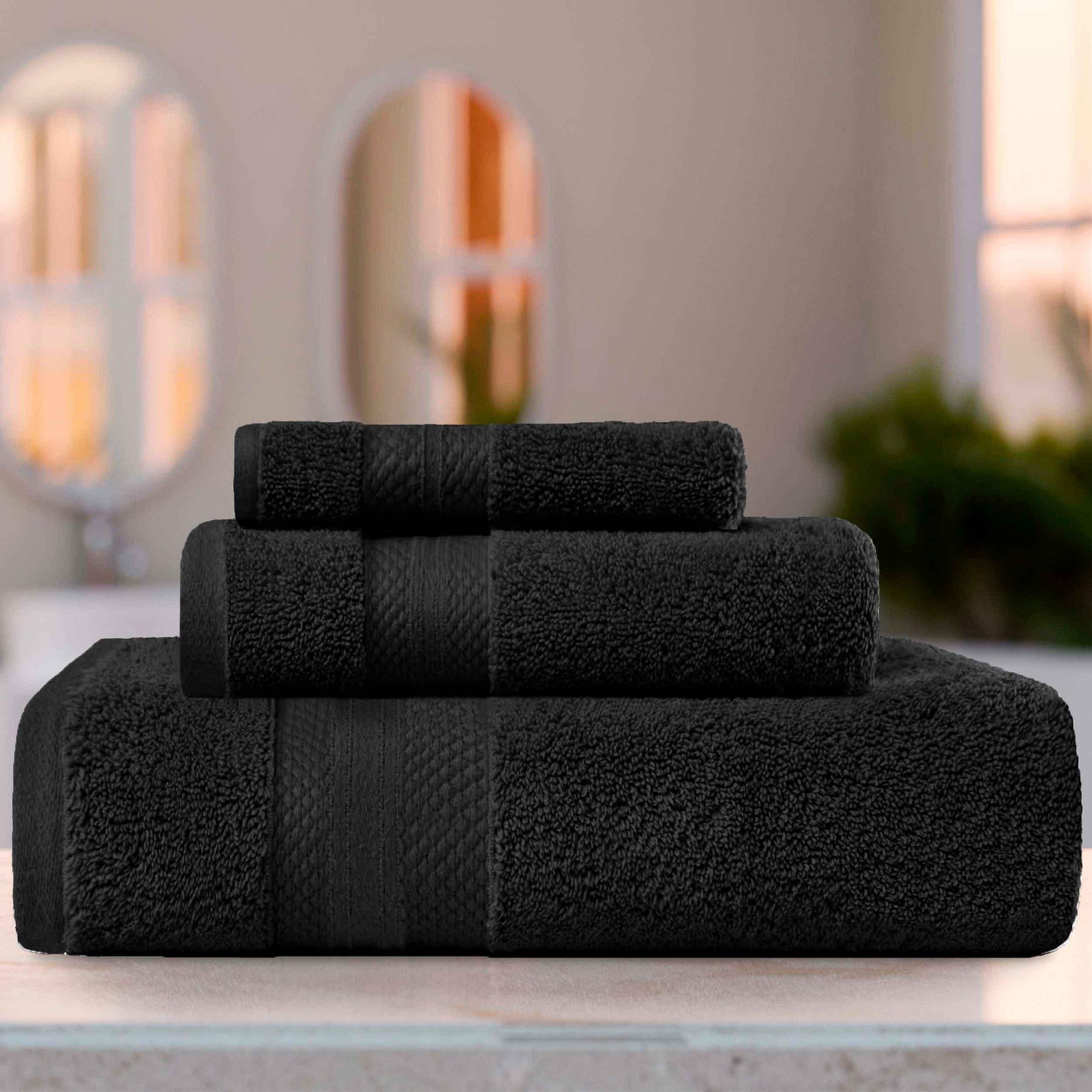 Superior Premium Turkish Cotton Assorted 3-Piece Towel Set - Towel Set by Superior