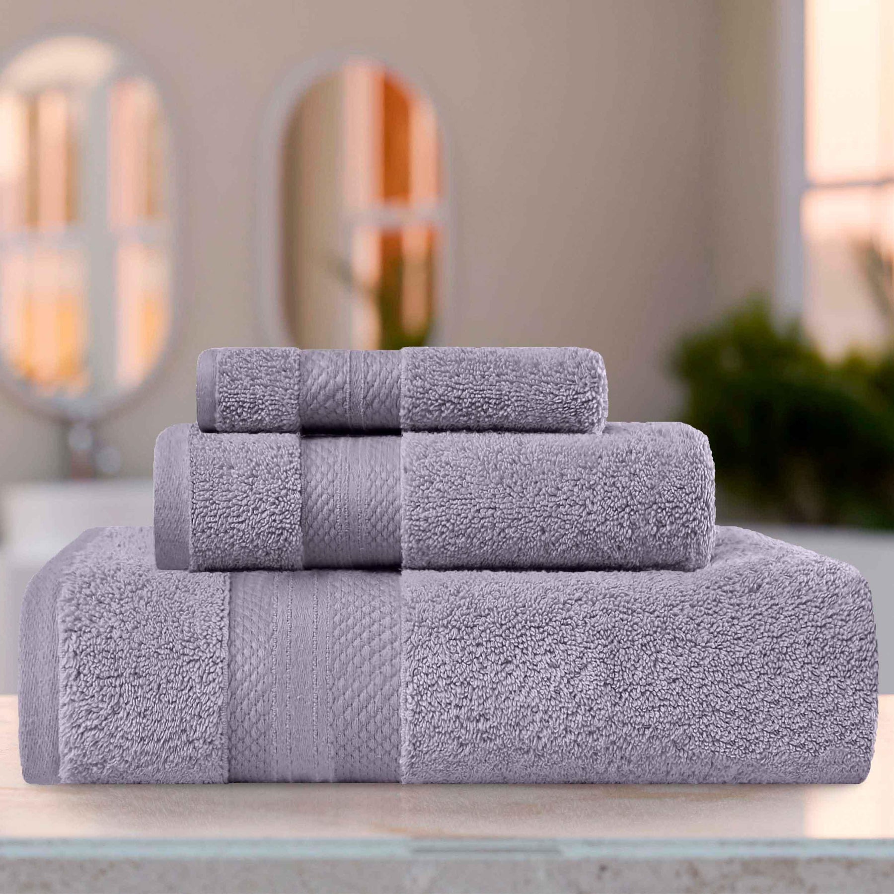 Superior Premium Turkish Cotton Assorted 3-Piece Towel Set - Towel Set by Superior