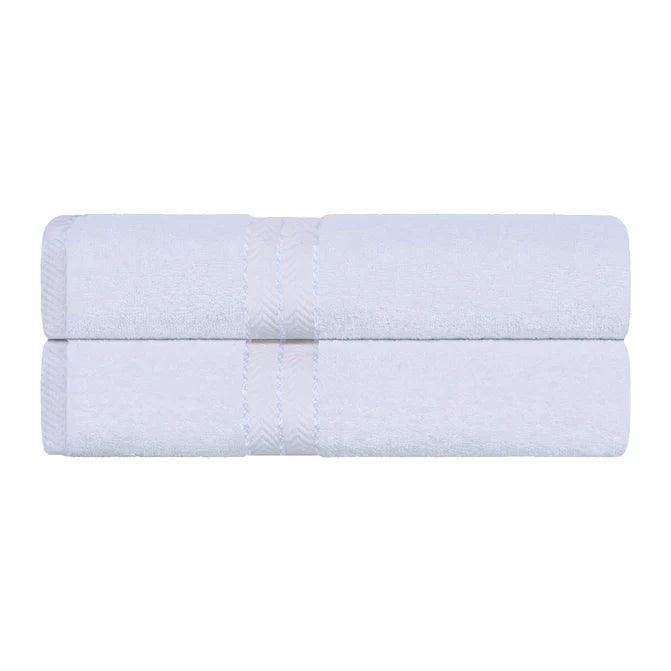 Ultra Plush Turkish Cotton Absorbent Solid 2 Piece Bath Sheet Set - Bath Sheet by Superior