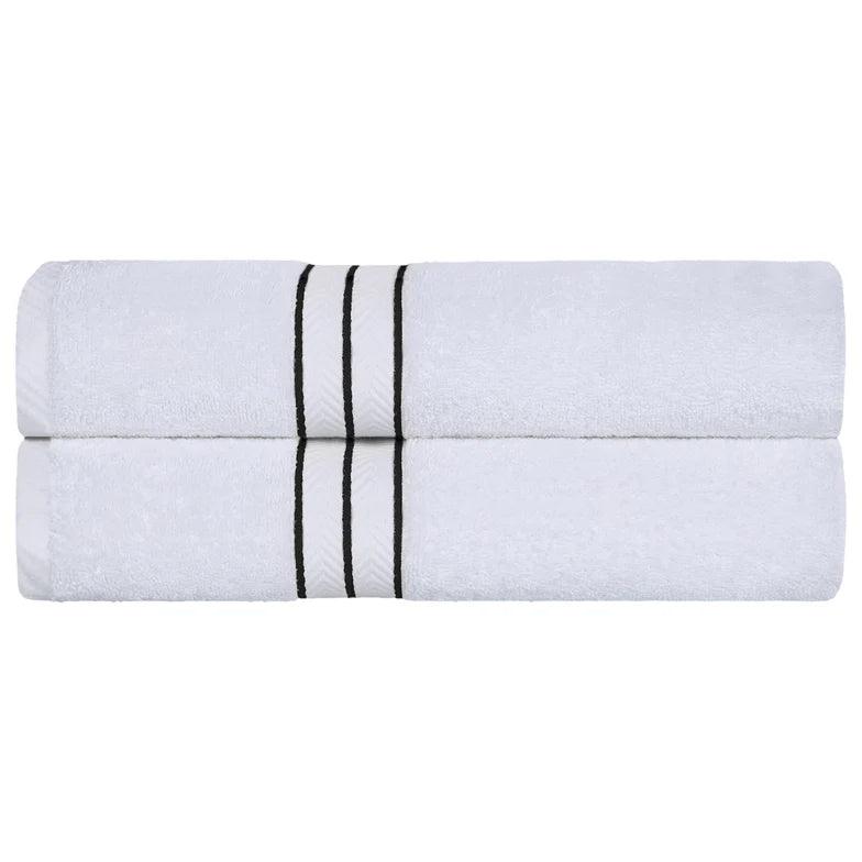 Ultra Plush Turkish Cotton Absorbent Solid 2 Piece Bath Sheet Set - Bath Sheet by Superior