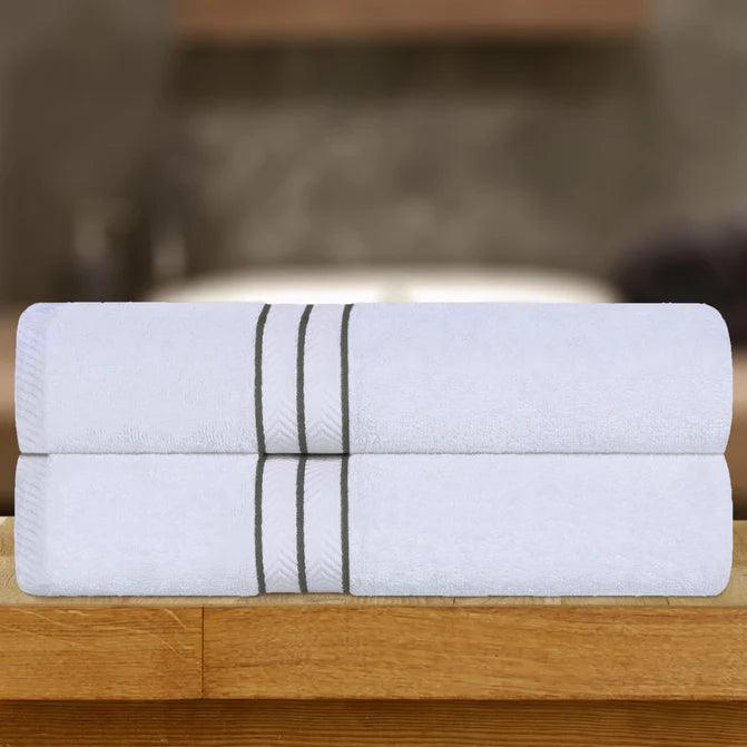 Ultra Plush Turkish Cotton Absorbent Solid 2 Piece Bath Sheet Set - Bath Sheet by Superior