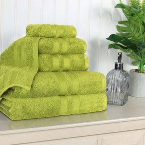 Ultra Soft Cotton Absorbent Solid Assorted 6 Piece Towel Set - Towel Set by Superior