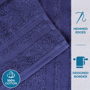 Ultra Soft Cotton Absorbent Solid Assorted 6 Piece Towel Set - Towel Set by Superior