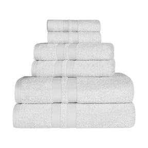 Ultra Soft Cotton Absorbent Solid Assorted 6 Piece Towel Set - Towel Set by Superior