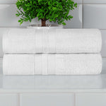 Ultra-Soft Cotton Solid Medium Weight Absorbent Bath Towel Set of 2 - Towel Set by Superior