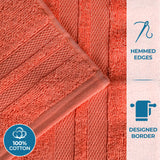 Ultra-Soft Cotton Solid Medium Weight Absorbent Bath Towel Set of 2 - Towel Set by Superior