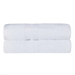 Ultra-Soft Cotton Solid Medium Weight Absorbent Bath Towel Set of 2 - Towel Set by Superior