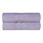 Ultra-Soft Cotton Solid Medium Weight Absorbent Bath Towel Set of 2 - Towel Set by Superior