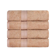 Ultra-Soft Rayon from Bamboo Cotton Blend 4 Piece Bath Towel Set - Bath Towel by Superior