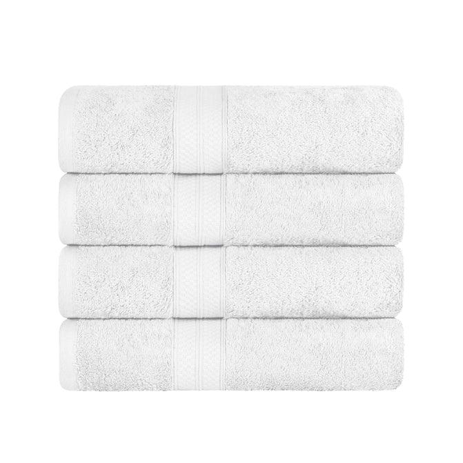 Ultra-Soft Rayon from Bamboo Cotton Blend 4 Piece Bath Towel Set - Bath Towel by Superior