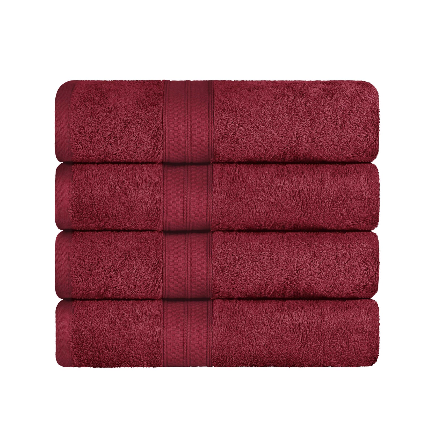 Ultra-Soft Rayon from Bamboo Cotton Blend 4 Piece Bath Towel Set - Bath Towel by Superior