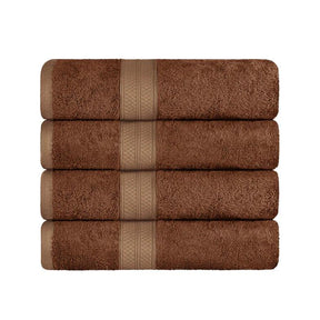 Ultra-Soft Rayon from Bamboo Cotton Blend 4 Piece Bath Towel Set - Bath Towel by Superior