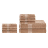 Ultra-Soft Rayon from Bamboo Cotton Blend Bath and Hand Towel Set - Towel Set by Superior