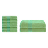 Ultra-Soft Rayon from Bamboo Cotton Blend Bath and Hand Towel Set - Towel Set by Superior