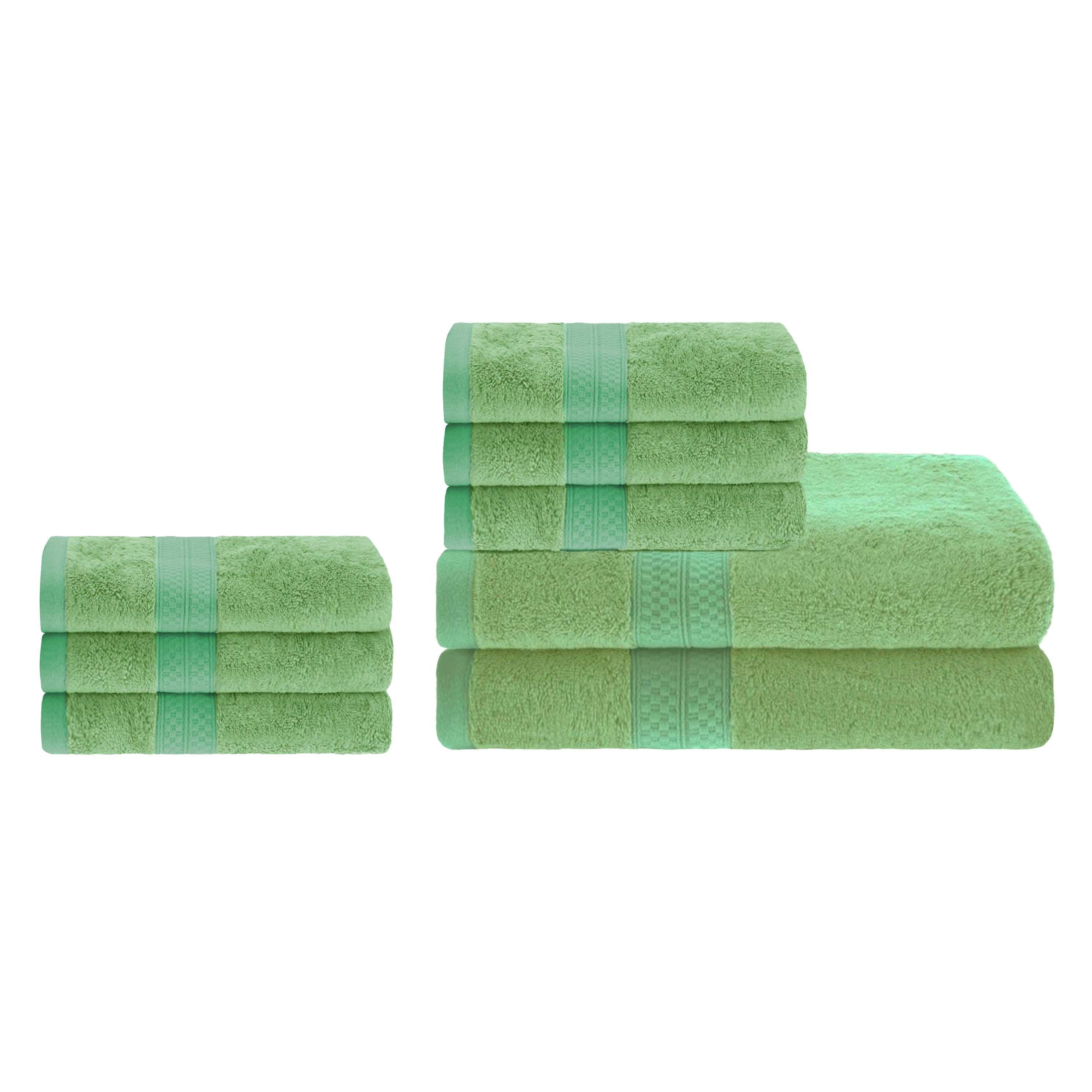 Ultra-Soft Rayon from Bamboo Cotton Blend Bath and Hand Towel Set - Towel Set by Superior