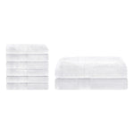 Ultra-Soft Rayon from Bamboo Cotton Blend Bath and Hand Towel Set - Towel Set by Superior