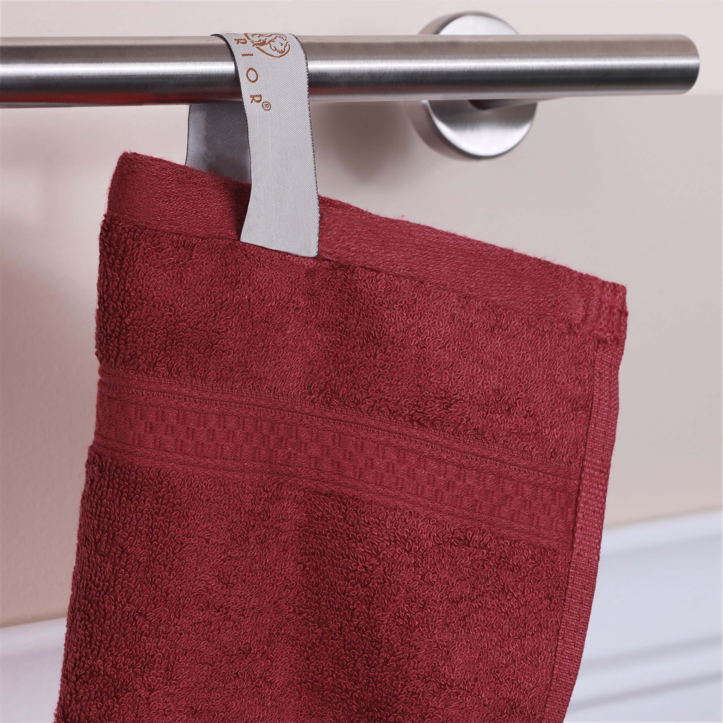 Ultra-Soft Rayon from Bamboo Cotton Blend Bath and Hand Towel Set - Towel Set by Superior