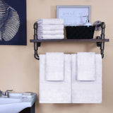 Ultra-Soft Rayon from Bamboo Cotton Blend Bath and Hand Towel Set - Towel Set by Superior