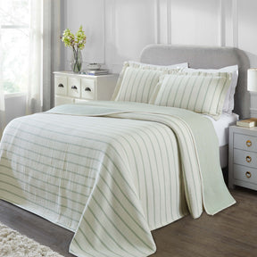 Valencia Cotton Reversible Medium Weight Matelasse Bedspread Set - Bedspread by Superior