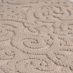 Venere Floral Scroll Textured Machine Washable Bath Rugs, Set of 2 - Bath Rugs by Superior