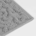 Venere Floral Scroll Textured Machine Washable Bath Rugs, Set of 2 - Bath Rugs by Superior