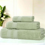 Venice Zero Twist Cotton Medium Weight Absorbent 3 Piece Towel Set - Towel Set by Superior