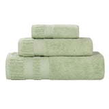 Venice Zero Twist Cotton Medium Weight Absorbent 3 Piece Towel Set - Towel Set by Superior