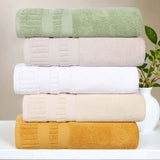 Venice Zero Twist Cotton Medium Weight Absorbent 9 Piece Towel Set - Towel Set by Superior