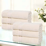 Venice Zero Twist Cotton Medium Weight Absorbent Hand Towels, Set of 6 - Hand Towel by Superior