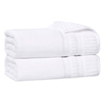 Venice Zero Twist Cotton Medium Weight Soft Bath Sheets, Set of 2 - Bath Sheet by Superior