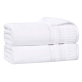 Venice Zero Twist Cotton Medium Weight Soft Bath Sheets, Set of 2 - Bath Sheet by Superior