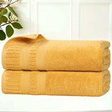 Venice Zero Twist Cotton Medium Weight Soft Bath Towels, Set of 2 - Bath Towel by Superior