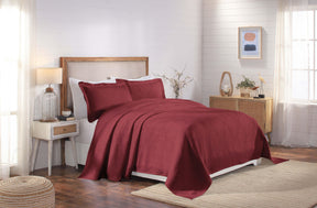 Victory Cotton Matelasse Scrolling Medallion Airy Bedspread Set - Bedspread by Superior