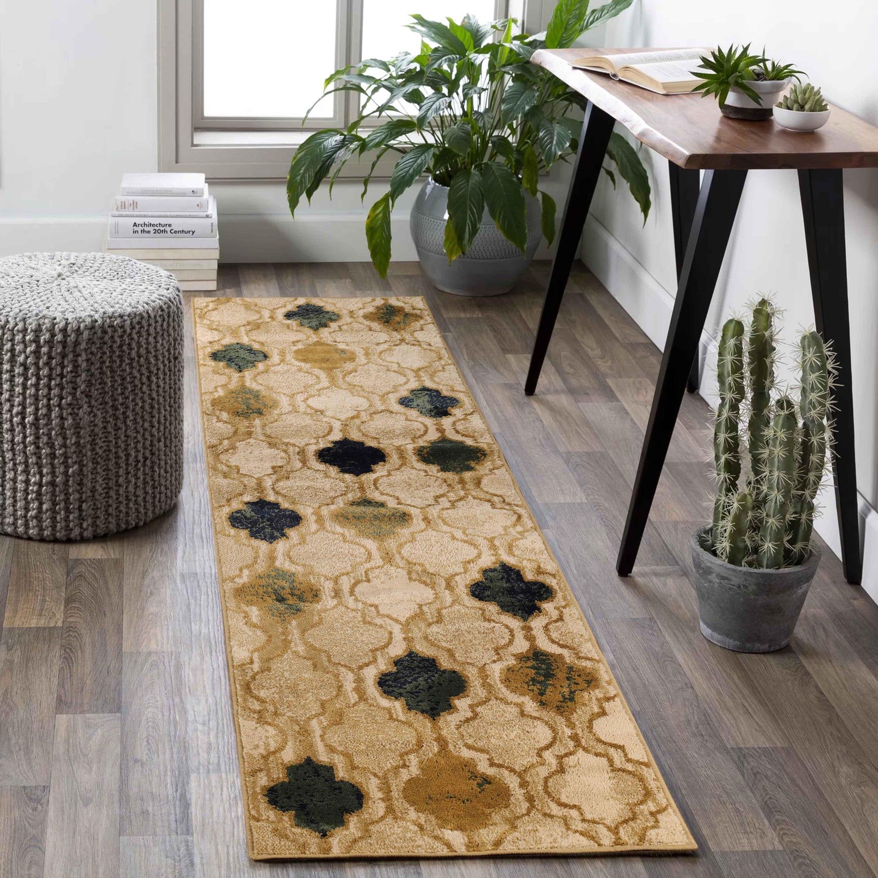 Viking Contemporary Geometric Trellis Indoor Area Rug or Runner - Rugs by Superior