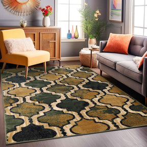 Viking Contemporary Geometric Trellis Indoor Area Rug or Runner - Rugs by Superior