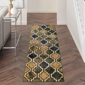 Viking Contemporary Geometric Trellis Indoor Area Rug or Runner - Rugs by Superior