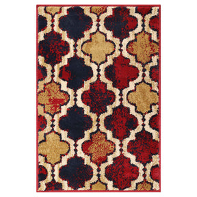 Viking Contemporary Geometric Trellis Indoor Area Rug or Runner - Rugs by Superior