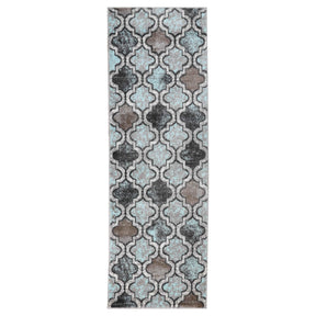 Viking Contemporary Geometric Trellis Indoor Area Rug or Runner - Rugs by Superior