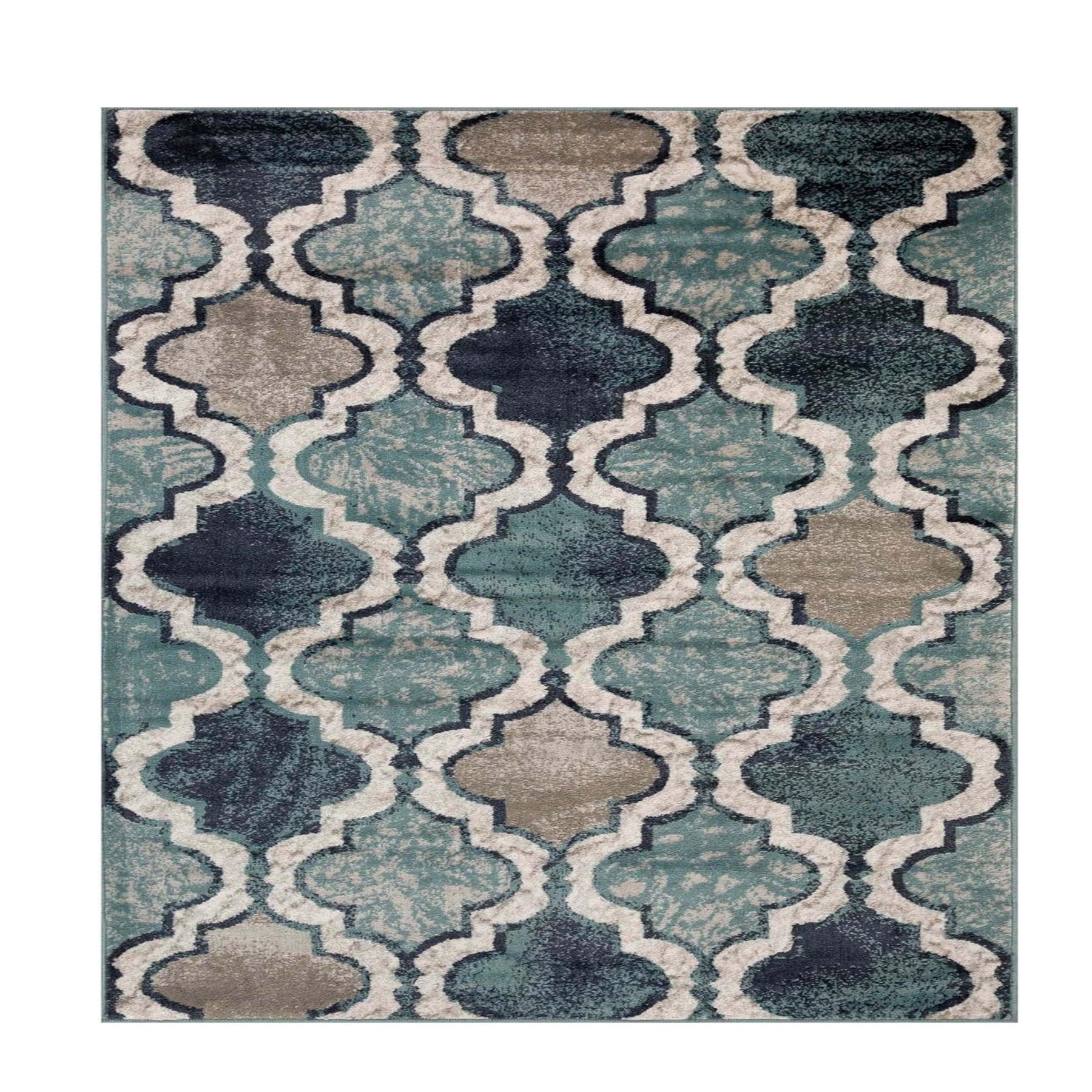 Viking Contemporary Geometric Trellis Indoor Area Rug or Runner - Rugs by Superior