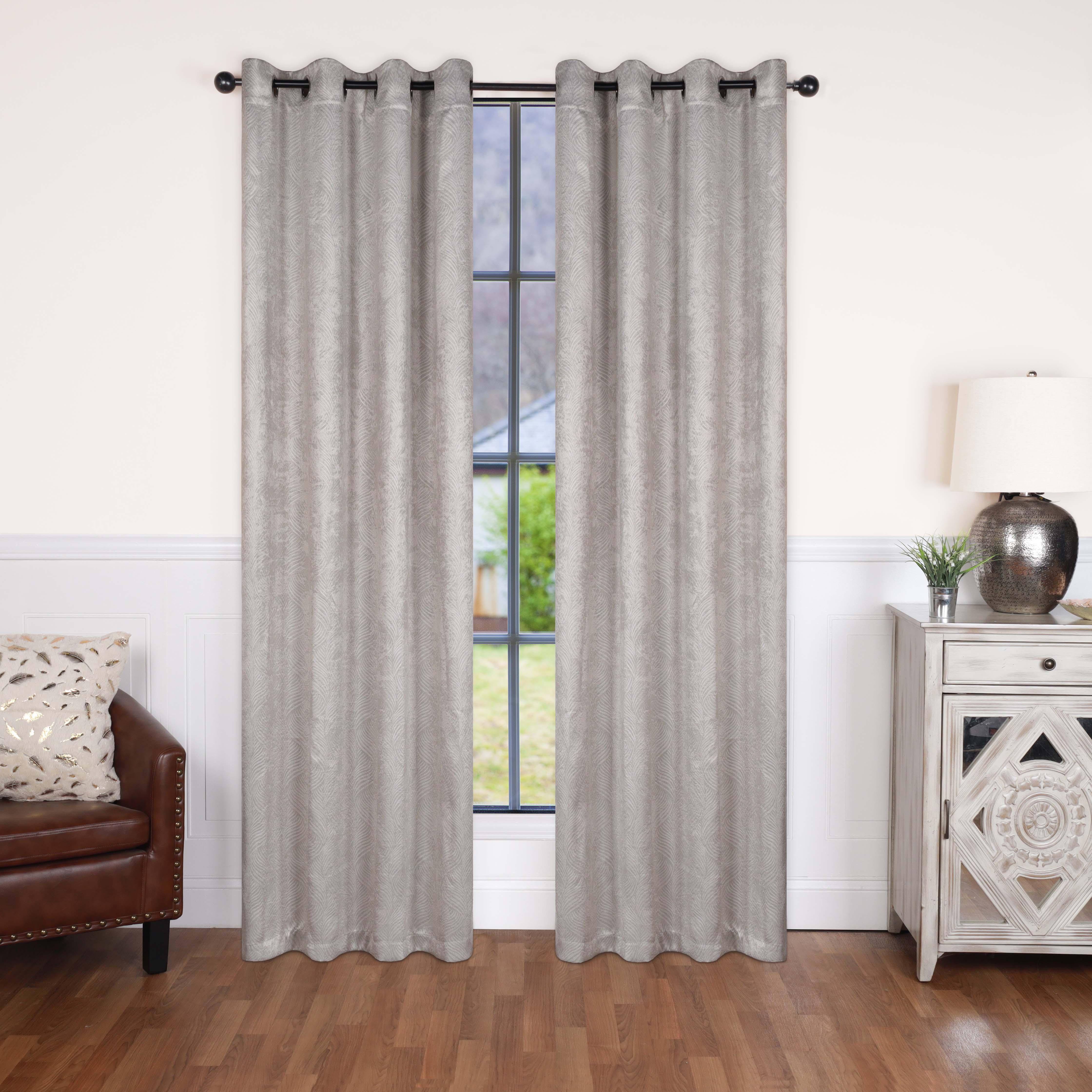 Waverly Geometric Washable Room Darkening Blackout Curtains, Set of 2 - Blackout Curtains by Superior