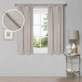 Waverly Thermal Blackout Grommet Curtain Panel Set 26" - Blackout Curtains by Superior