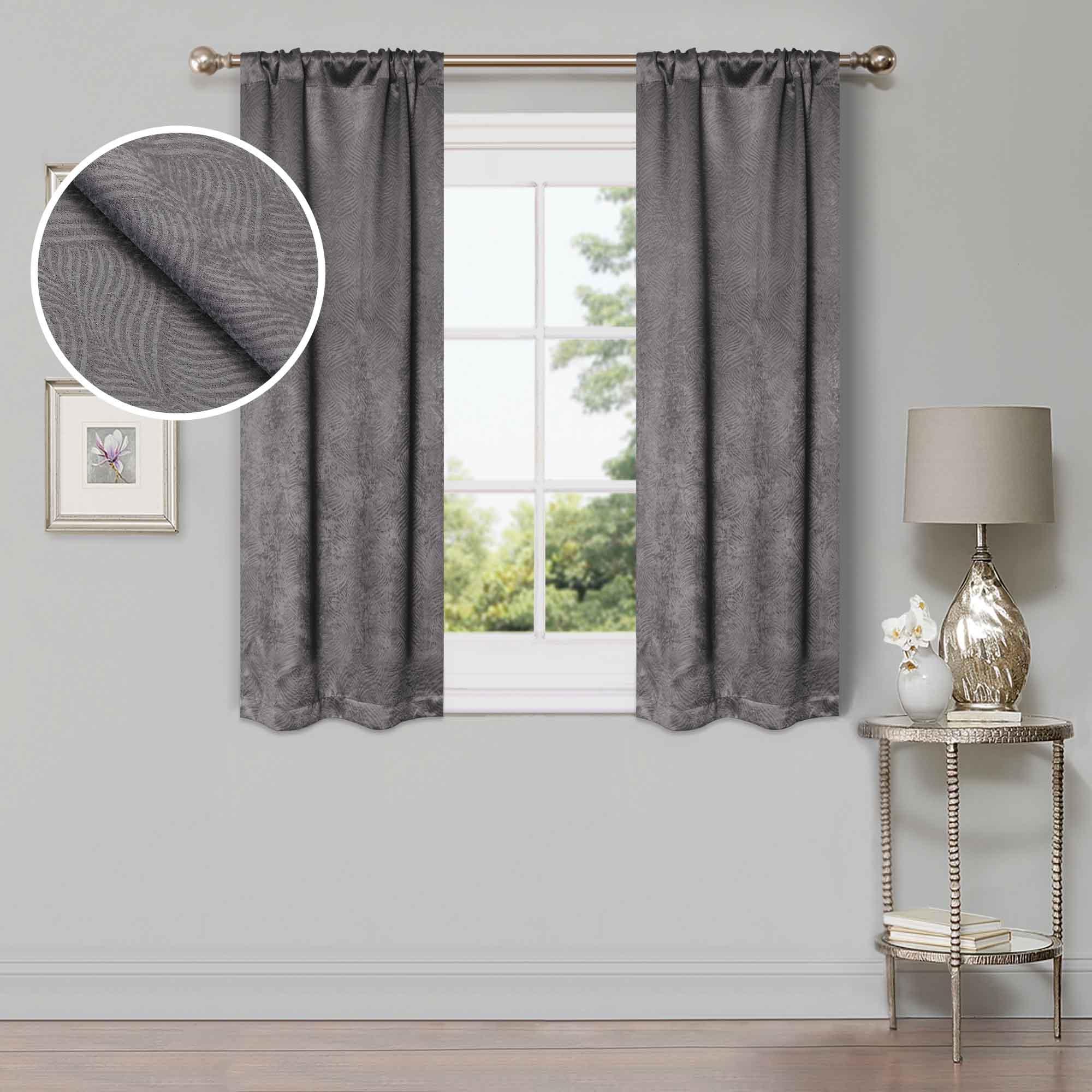 Waverly Thermal Blackout Grommet Curtain Panel Set 26" - Blackout Curtains by Superior