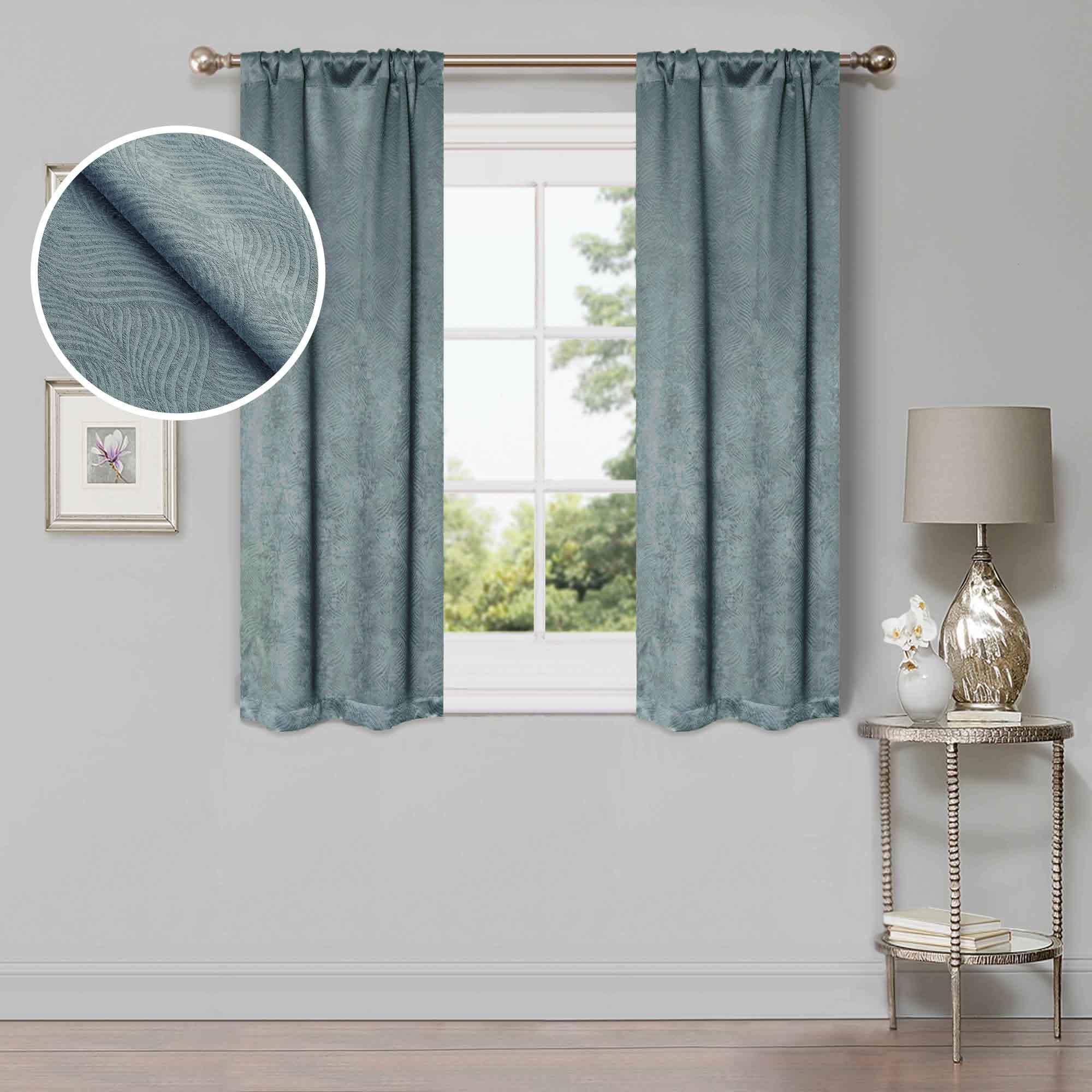 Waverly Thermal Blackout Grommet Curtain Panel Set 26" - Blackout Curtains by Superior