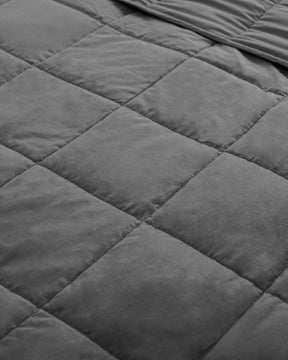 Weighted Quilted Microfiber Throw Blanket - Blanket by Superior