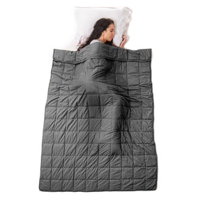 Weighted Quilted Microfiber Throw Blanket - Blanket by Superior