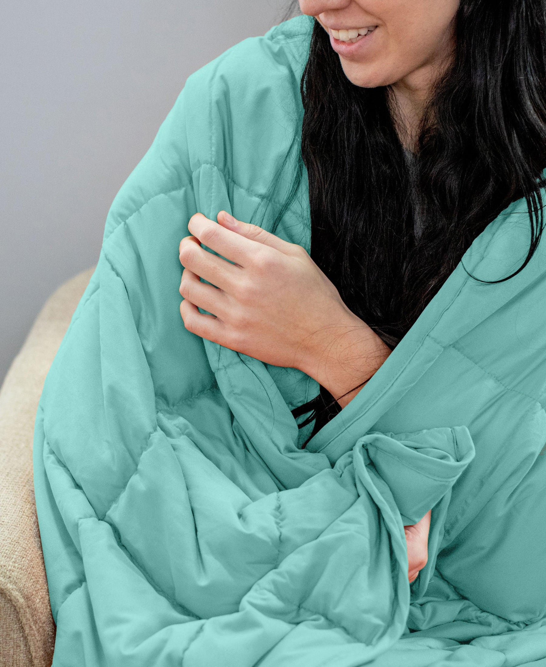 Weighted Quilted Microfiber Throw Blanket - Blanket by Superior